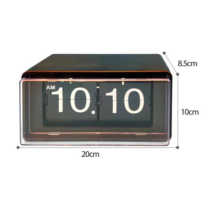 Classic Page Turning Clock with Automatic Time Update