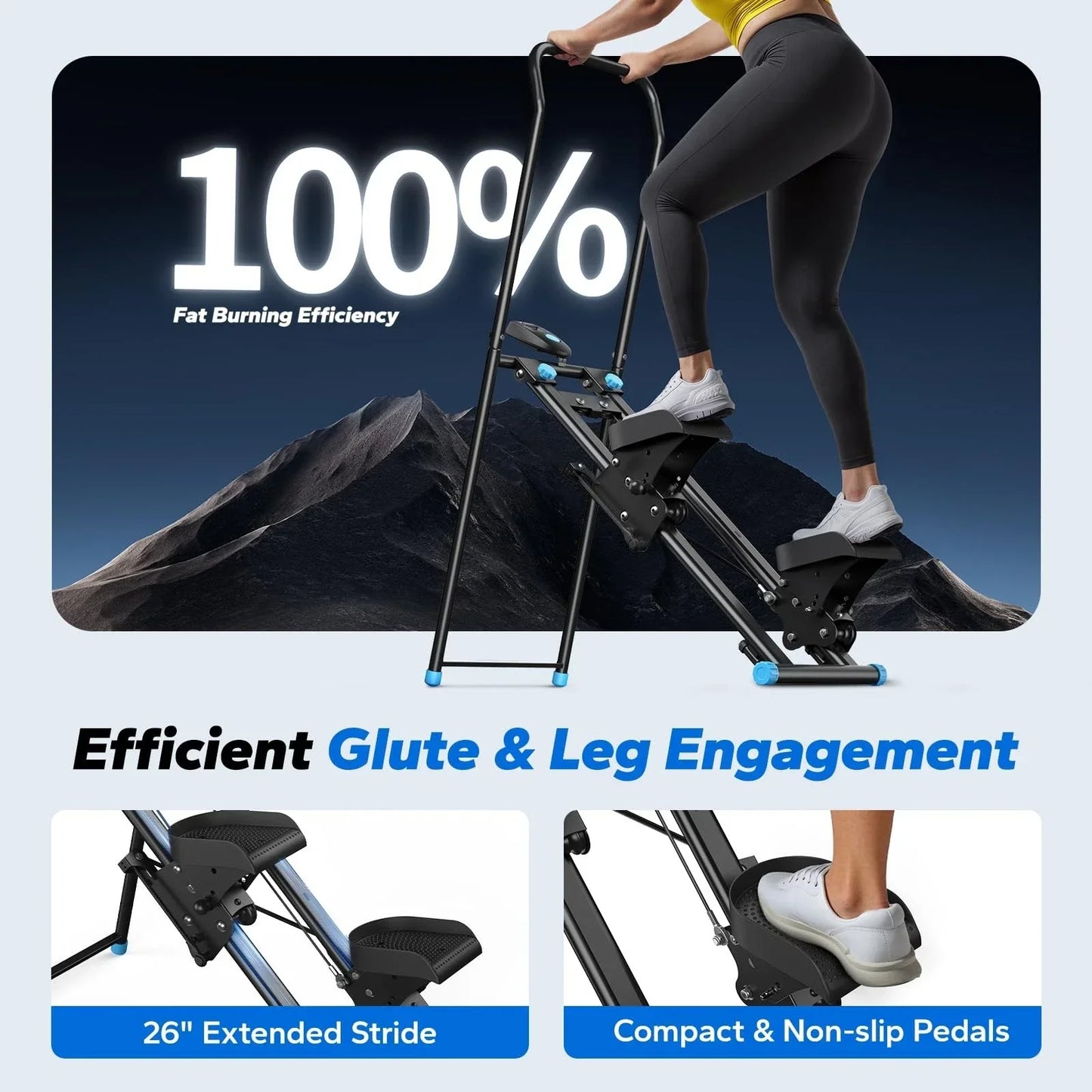 Stepper Machine for Vertical Climbing Workouts