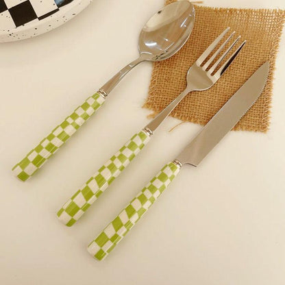 Vibrant Stainless Steel Flatware Set for Every Occasion