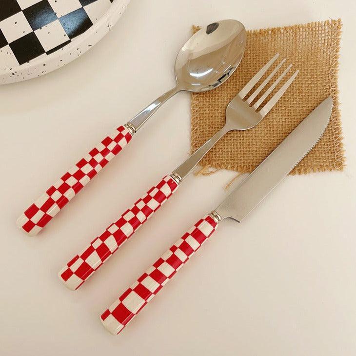 Vibrant Stainless Steel Flatware Set for Every Occasion