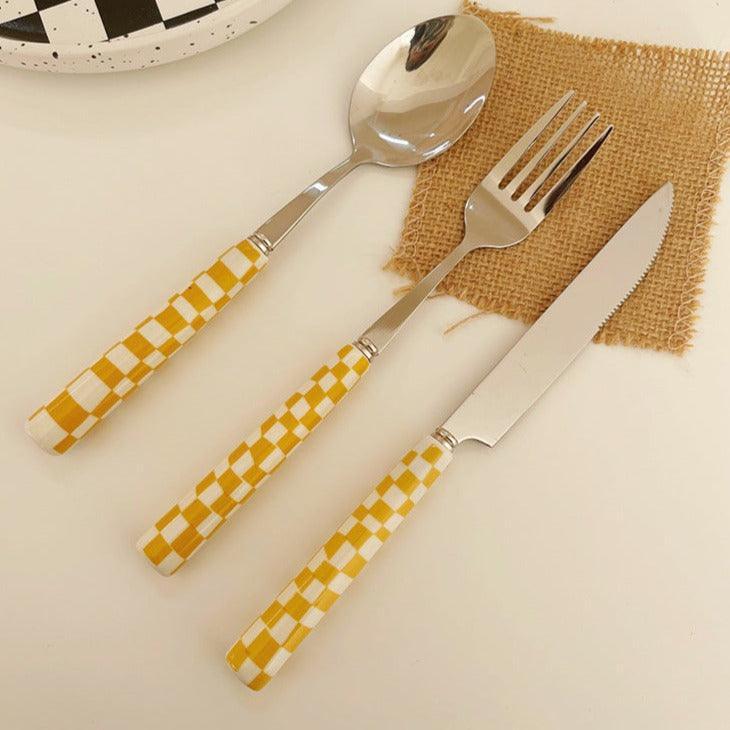 Vibrant Stainless Steel Flatware Set for Every Occasion