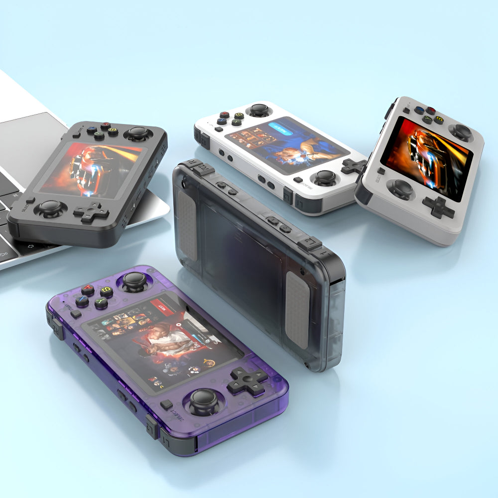 Portable Classic Gaming Console - Handheld Device with Quad-Core Power