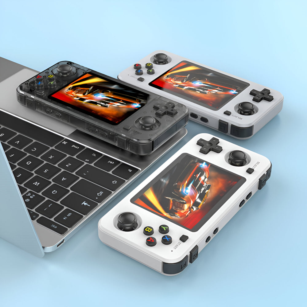 Portable Classic Gaming Console - Handheld Device with Quad-Core Power