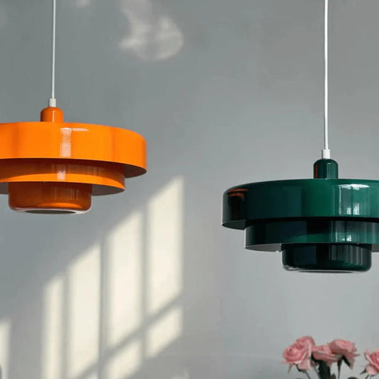 Vintage Inspired Metal Pendant Light – Stylish LED Fixture