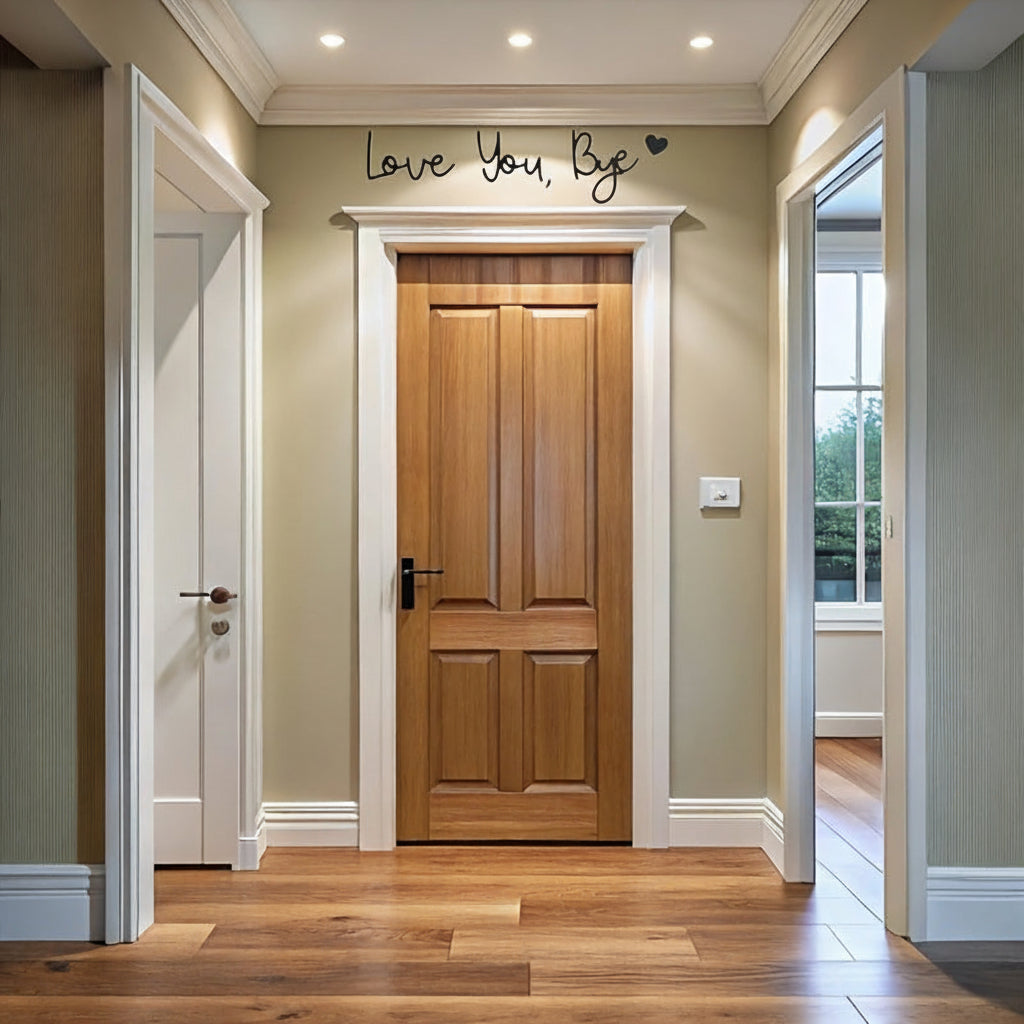 Charming Heart-Shaped Wall Art for Doorways