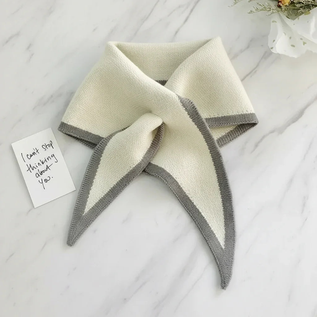 Chic Lightweight Neck Scarf with Stylish Edge Design