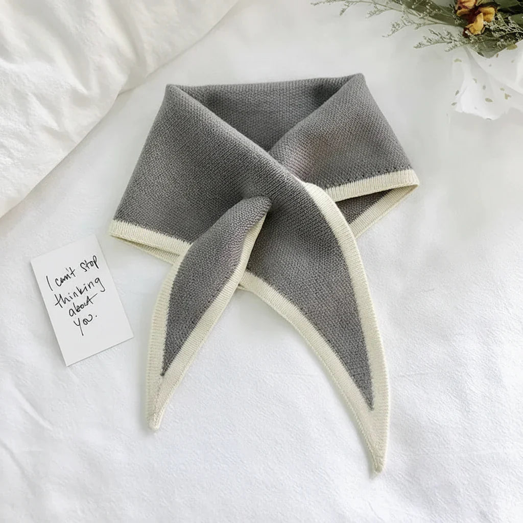 Chic Lightweight Neck Scarf with Stylish Edge Design