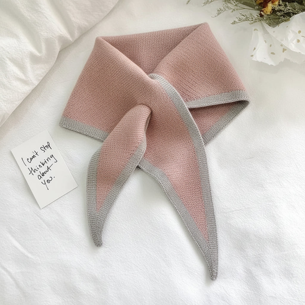 Chic Lightweight Neck Scarf with Stylish Edge Design