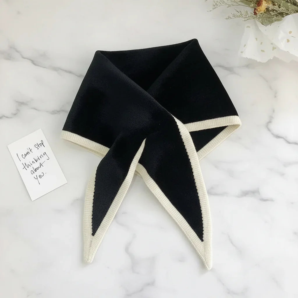 Chic Lightweight Neck Scarf with Stylish Edge Design
