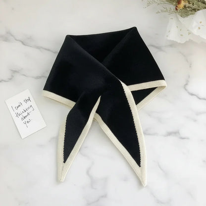 Chic Lightweight Neck Scarf with Stylish Edge Design