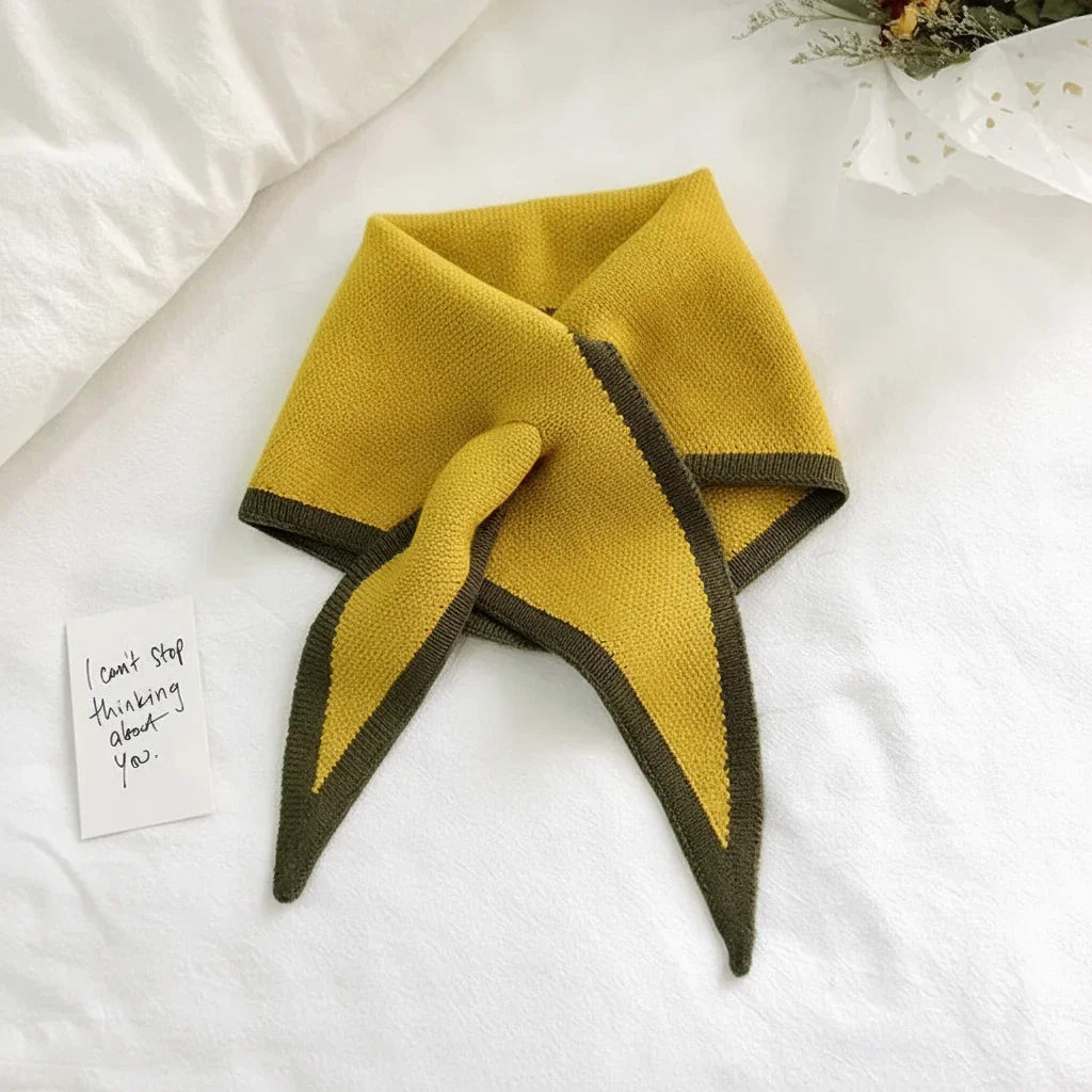 Chic Lightweight Neck Scarf with Stylish Edge Design