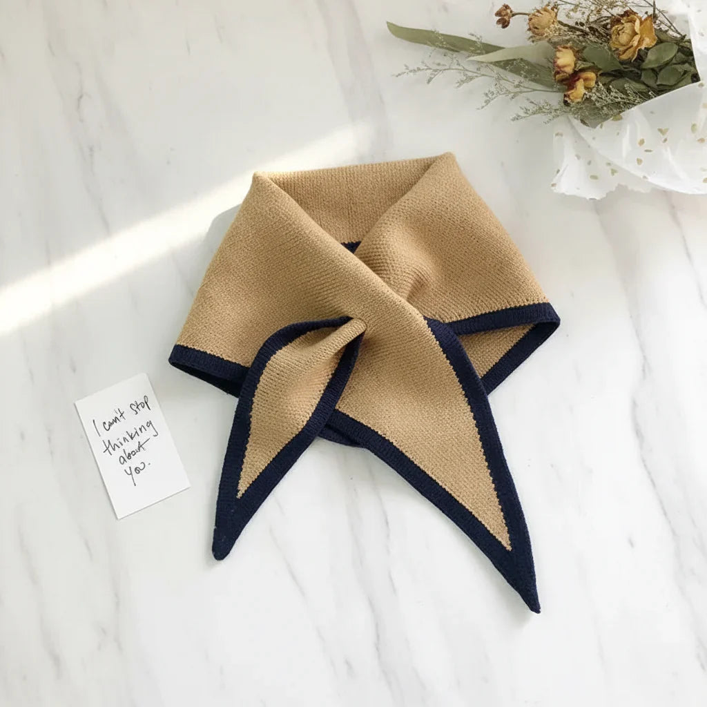 Chic Lightweight Neck Scarf with Stylish Edge Design