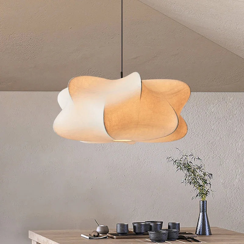 Serenity Silk Pendant Light – A Soothing Illumination Solution