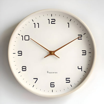 Stylish Silent Round Wall Clock for Home Decor