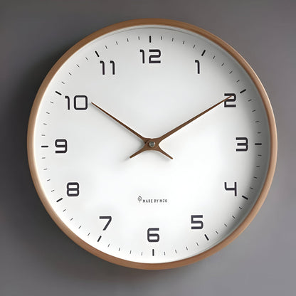 Stylish Silent Round Wall Clock for Home Decor