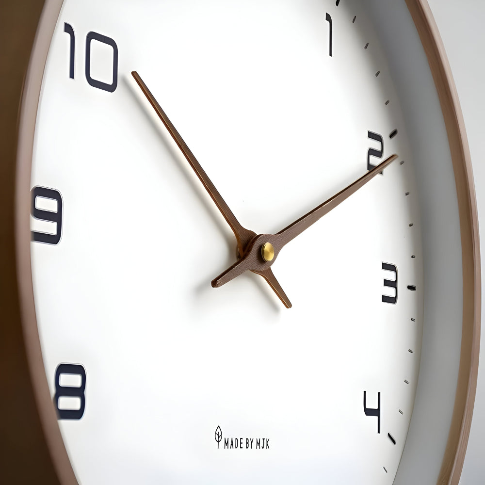Stylish Silent Round Wall Clock for Home Decor