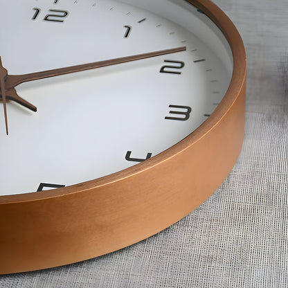 Stylish Silent Round Wall Clock for Home Decor