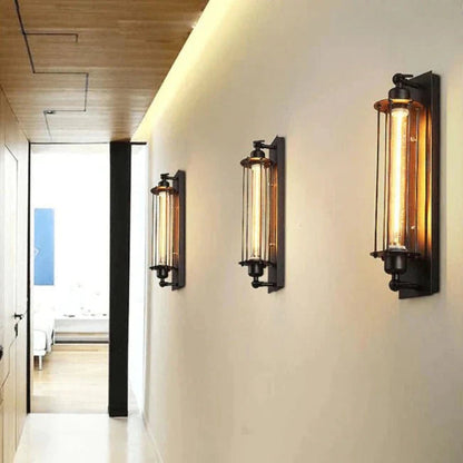 Charming LED Wall Light Fixture in Classic Metal Style
