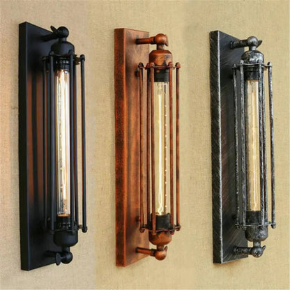 Charming LED Wall Light Fixture in Classic Metal Style