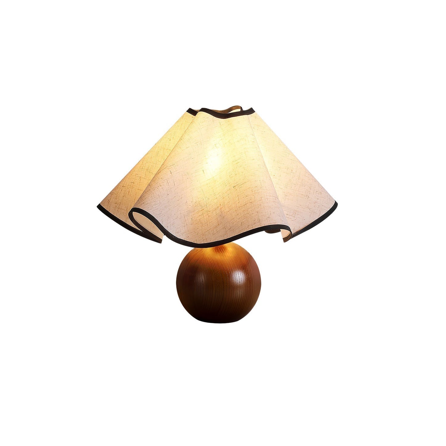 Elegant Wave-Design Table Lamp for Modern Interiors