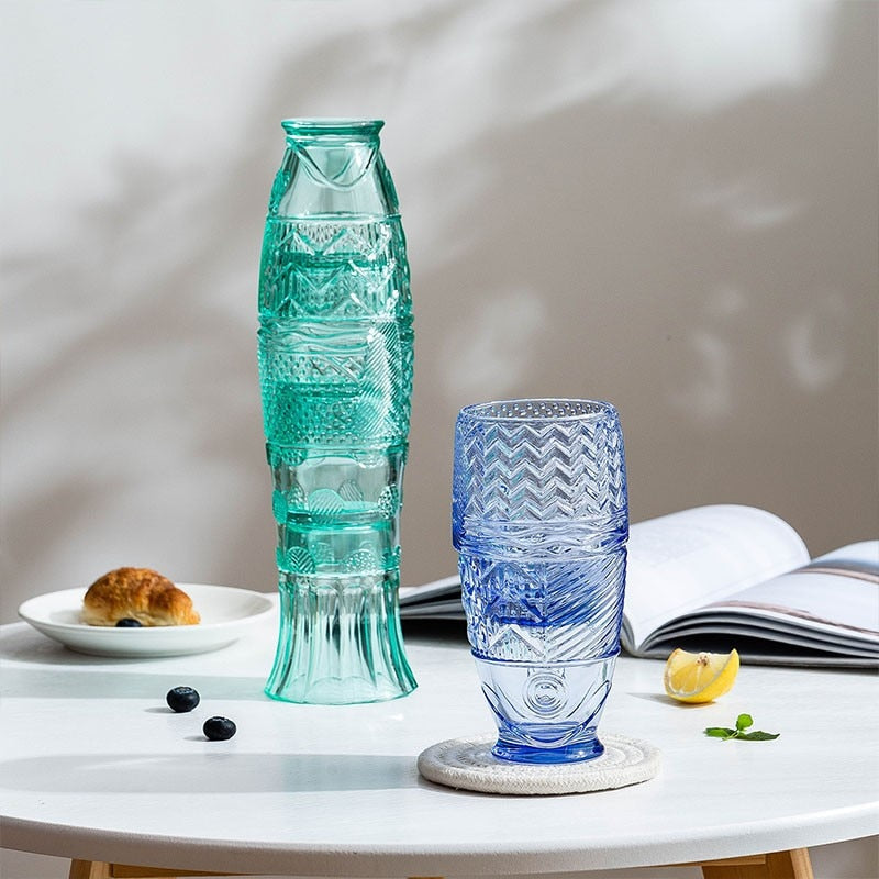 Colorful Stacking Glass Cups for Entertaining Style