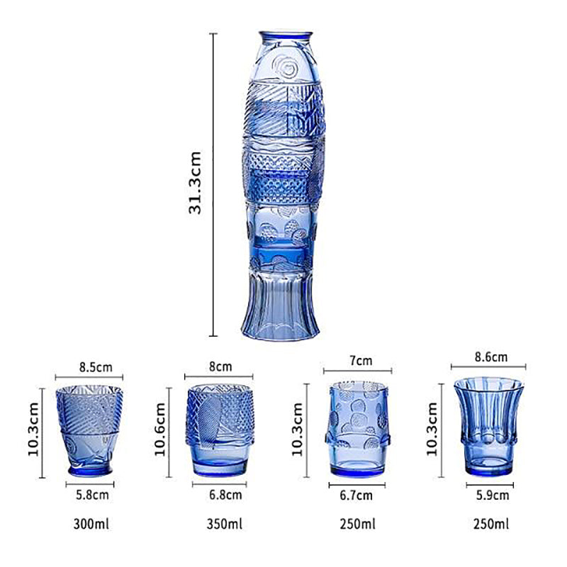 Colorful Stacking Glass Cups for Entertaining Style