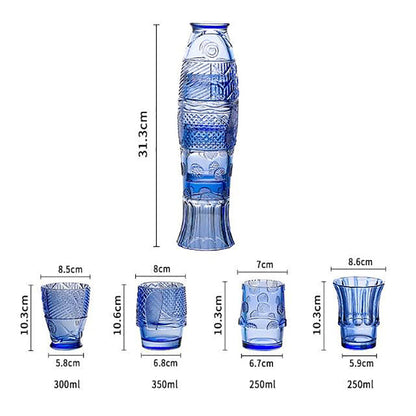 Colorful Stacking Glass Cups for Entertaining Style