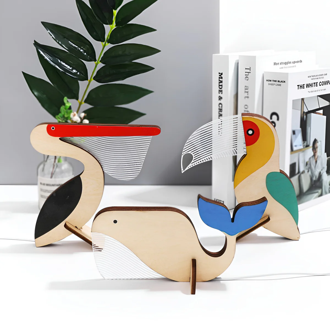 Chic Wooden Table Lamp for Inviting Atmospheres