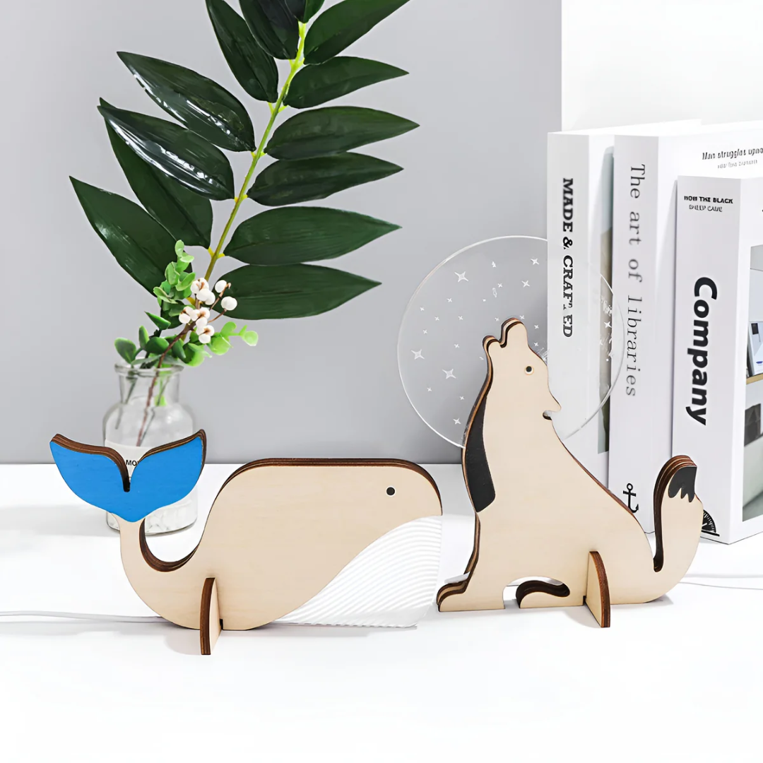 Chic Wooden Table Lamp for Inviting Atmospheres