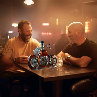 Biker-Inspired Whiskey Decanter for Your Home Bar