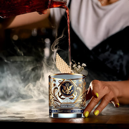 Honorary Glassware for Veterans - Premium Whiskey Glass