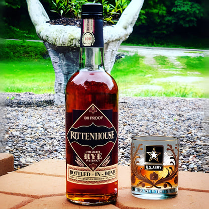 Honorary Glassware for Veterans - Premium Whiskey Glass