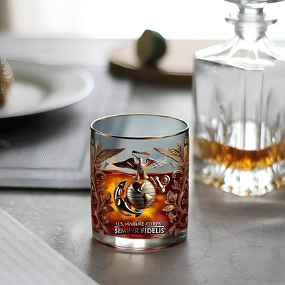 Honorary Glassware for Veterans - Premium Whiskey Glass