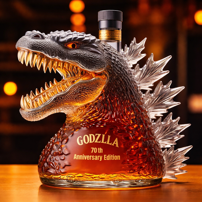 Whimsical Monster-Head Whiskey Decanter for Home Bars
