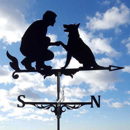 Whimsical Outdoor Weather Vane for Garden Charm