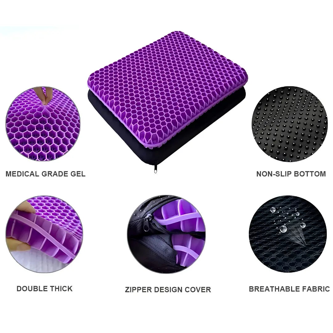 Extra Large Gel Seat Cushion for Cooling Comfort