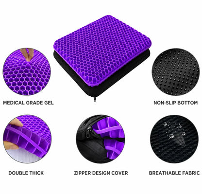 Extra Large Gel Seat Cushion for Cooling Comfort