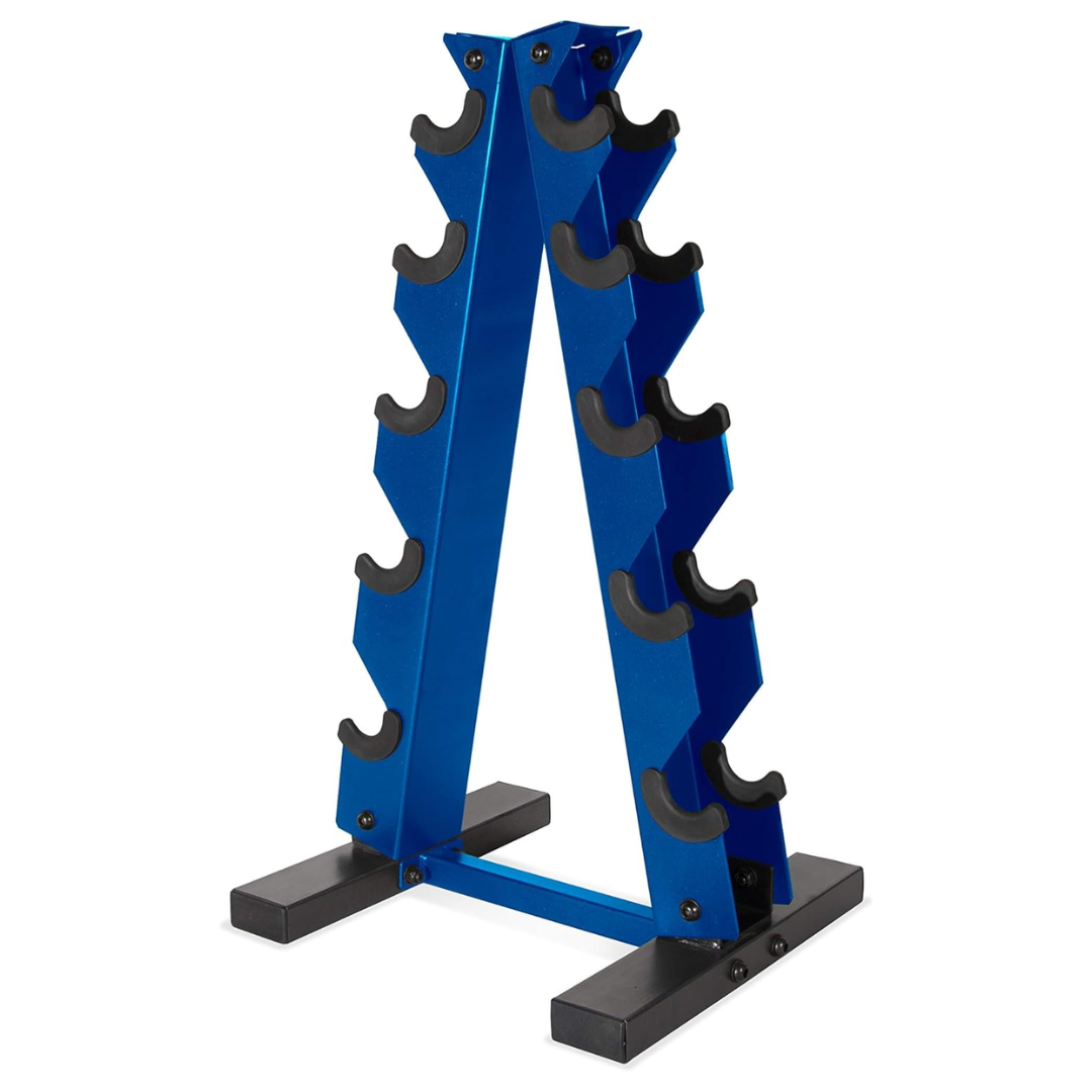 Compact Dumbbell Storage Rack for Home Gym Setup