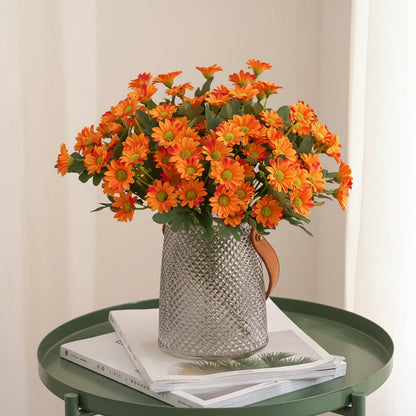 Vibrant Faux Daisy Bouquet for Effortless Home Decor