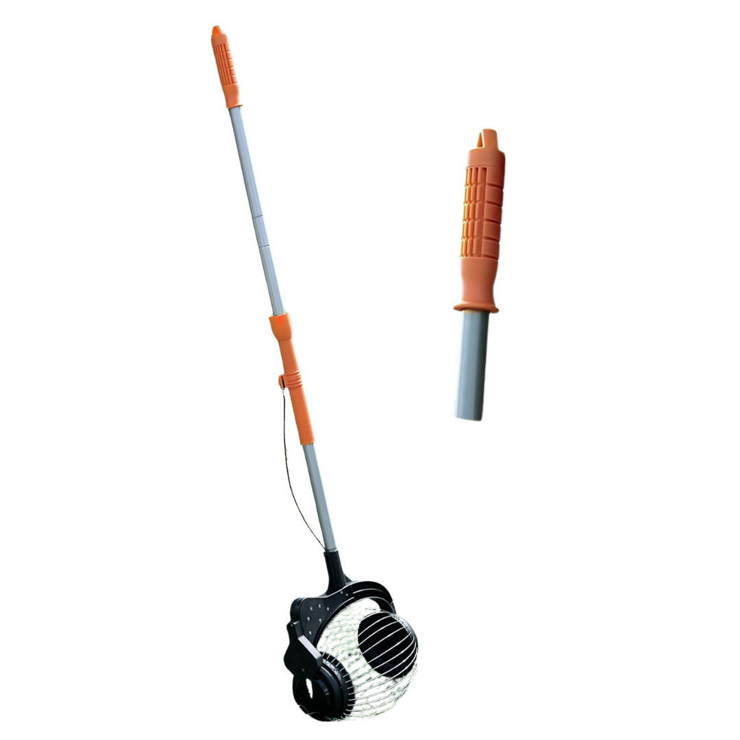 1.8 Gallon Nut Gatherer with Handle - Acorn and Walnut Picker Roller