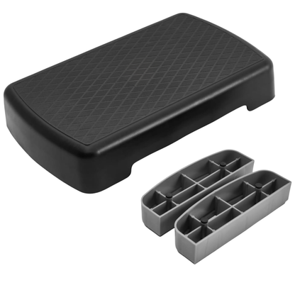 Home Workout Aerobic Step Platform with Two Adjustable Risers