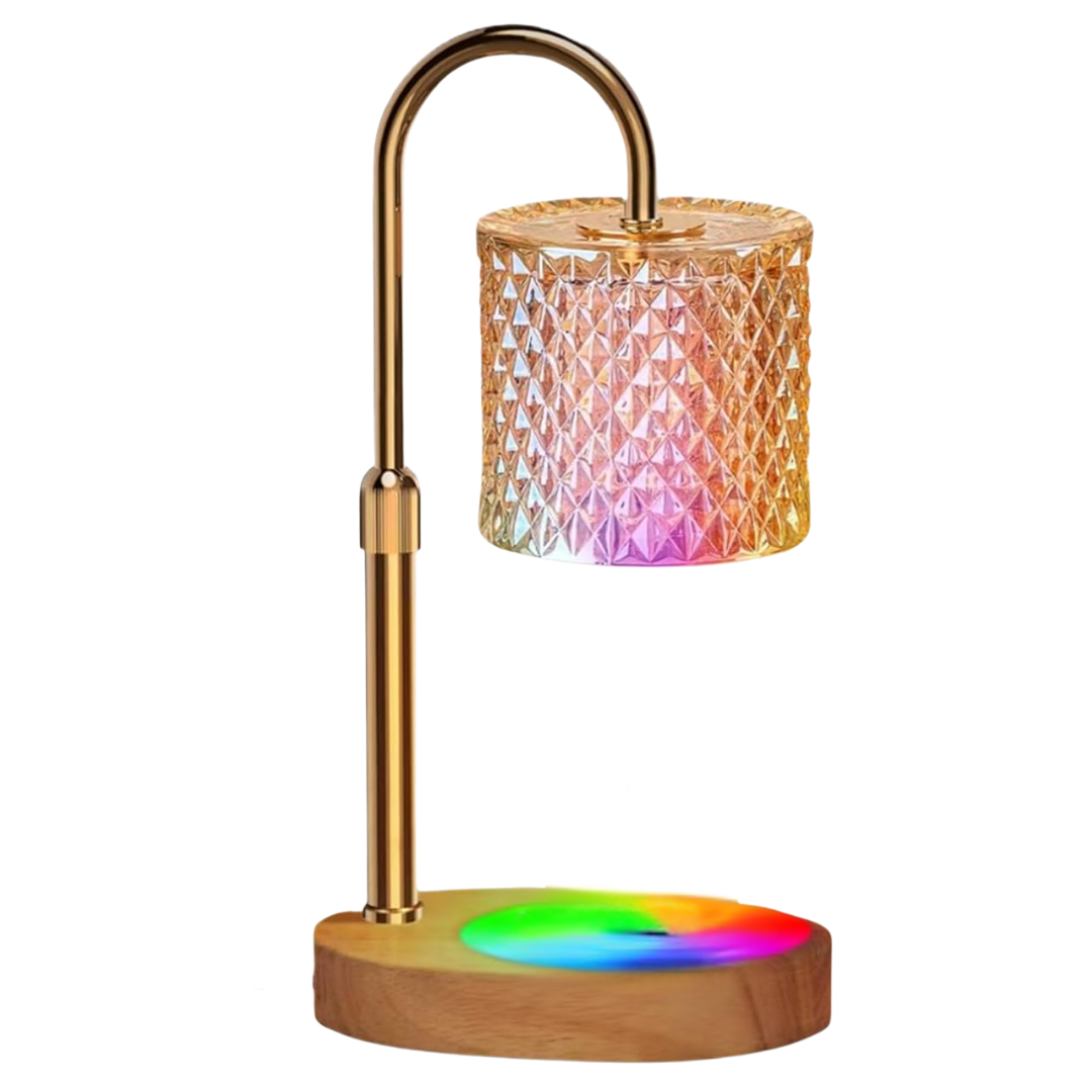 Candle Warmer Lamp with Adjustable Brightness and Timer Function