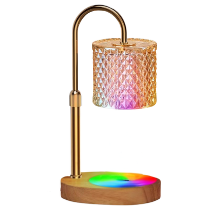 Candle Warmer Lamp with Adjustable Brightness and Timer Function