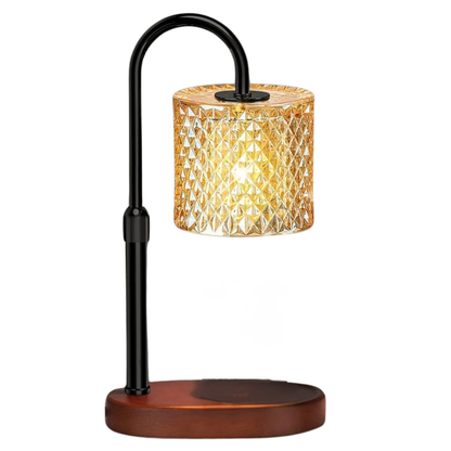 Candle Warmer Lamp with Adjustable Brightness and Timer Function