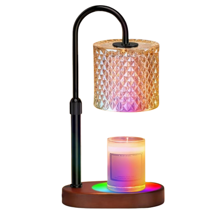 Candle Warmer Lamp with Adjustable Brightness and Timer Function