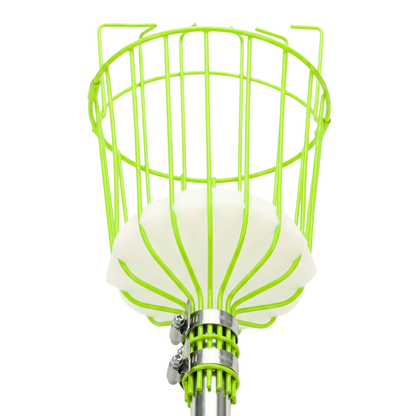 Telescoping Fruit Harvesting Pole with Basket Claw Made of Stainless Steel