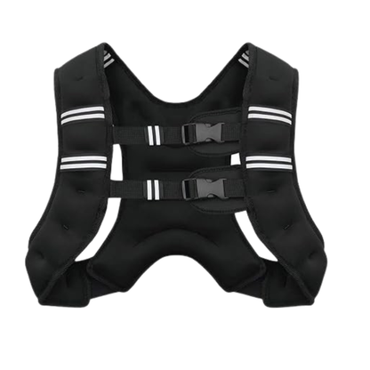 Reflective Strap Weighted Training Vest with Adjustable Fit