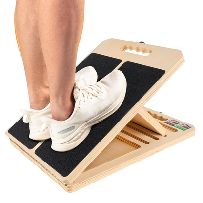 Wooden Slant Board with Adjustable Angles – Five Incline Settings