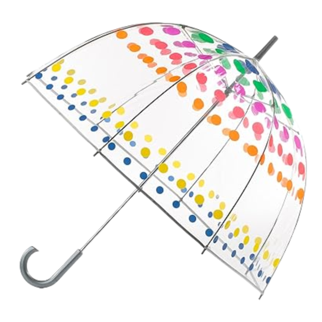 Clear Canopy Bubble Umbrella for Adults - Outdoor Rain Protection