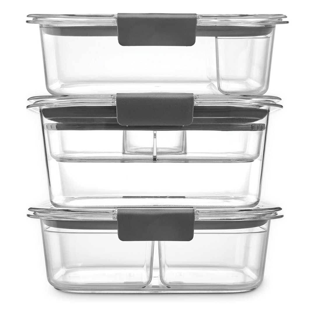 Meal Prep and Storage Containers with Airtight Lids